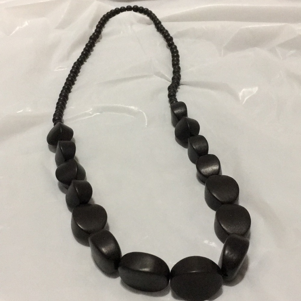 3/$10 - Wooden Beaded Necklace